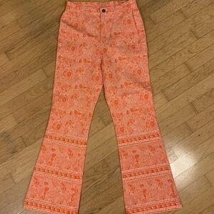 Julia Amory Sold Out Tangerine Marbella Bell Pants